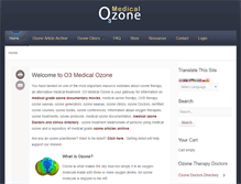 Tablet Screenshot of o3medicalozone.com